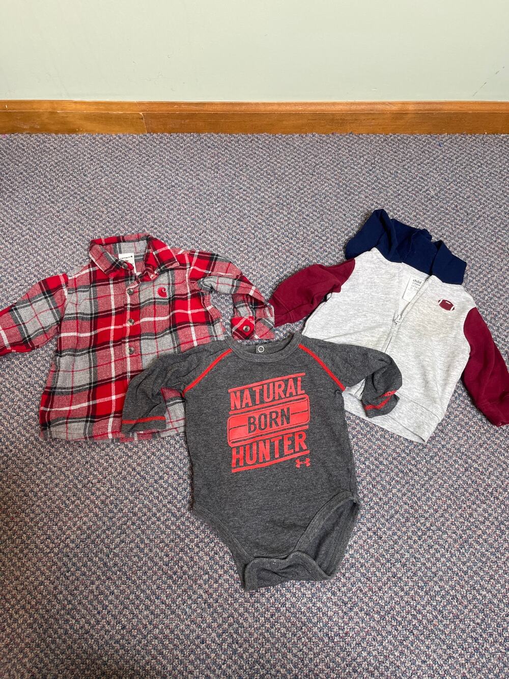 Baby Boy Long Sleeve Lot 3 month Carhartt Under Armour
